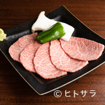 Sansuien - 脂がうまい！柔かいランプ肉をさっと5秒炙るだけの逸品『《名物》和牛5秒炙りロース』