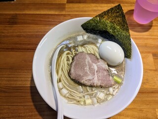 Niboshi Chuukasoba Ichikawa - 塩煮干ソバ味玉1100円