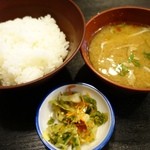 まつもとの来来憲 - （2013/12月）「大とんてき定食」の定食部分