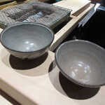 お料理 佐藤 - 炭火で温めた茶碗