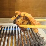 名代!門仲　焼肉てっちゃん - 辛ホルモン 焼きキムチ