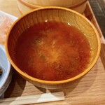 サロン ギンザサボウ - 味噌汁