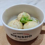 MENSHO SAN FRANCISCO - ■もちもち水餃子