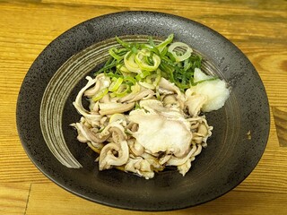 庶民 - ガツ刺(ポン酢) 150円