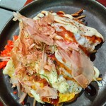 Okonomiyaki Andoyaki Soba Teppan - オムソバ