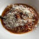 ristorante ANDREA - 料理写真:本場イタリアで賞を取ったパスタ。ピリ辛感が良かったです！
