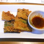 焼肉ヌルボンガーデン - ネギチヂミ