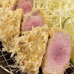 とんかつ 蒼樹 - 贅豚ひれかつ定食（三つ）　