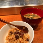 ステーキ 鉄板焼き Teppan&grill R - ガーリックライス