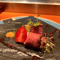 ステーキ 鉄板焼き Teppan&grill R 心斎橋 - ローストビーフと生ハム