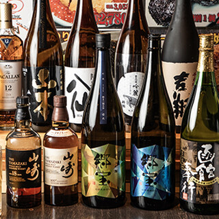 希少な函館の地酒やサッポロ限定クラフトビールなどご用意あり◎