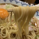 中華そば 共楽 - 麺リフト