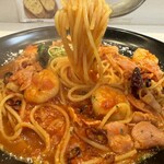 おこりんぼうPASTA - ベーコンのアラビアータ　リフト