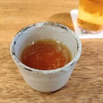 焼鳥米澤 - 野菜と地鶏を使ったスープ