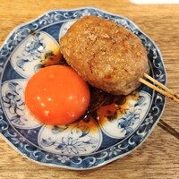 焼鳥米澤 - 月見つくね