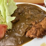 花屋食堂 - カツカレー 大盛り