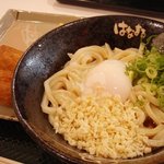 Hanamaru Udon - 温玉ぶっかけ（中）３９９円