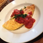 ラ・ピッチョリー・ドゥ・ルル - ランチコース（２，０００円＋税）の前菜「青唐辛子が入った特製オムレツ」２０１４年２月