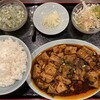 Shunshan - 麻婆豆腐、辛口、ご飯大盛750円