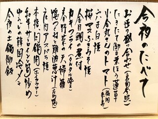 h Sakanaya Nanairo - 「今夜の食べて」2024年4月のある日