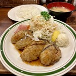 Katsuretsu Yotsuya Takeda - カキバター焼定食