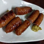 鶴亀 - 粗挽きソーセージ 380円(税込)(2024年3月16日撮影)