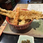魚のてっぺん - 穴子の一本天丼