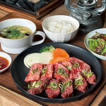 Beef short rib & skirt Yakiniku (Grilled meat) set