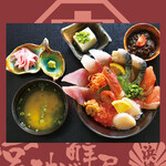 Deluxe Seafood Bowl set meal
