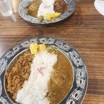 みわCurry - あいがけカレー×２♪