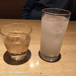 Takenoya - 梅酒ロック、グレープフルーツサワー
