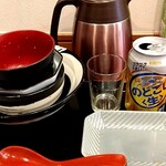 俺の中華たなか家 - 勿論綺麗✨に完飲❗完食❗❗「スープ割り用ポット」と共に記念撮影用♯