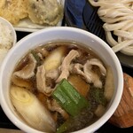 武蔵野うどんっ かみつけ製麺店 - 肉汁アップ