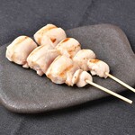 Rare white-grilled chicken fillet