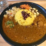 ホールスパイスカレー恵比寿青藍 - スパイシーチキンカレーＺ定食1,200円