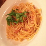 クッチーナ笑多 - 高知フルーツトマトのフレッシュソーススパゲッティ（１，４８０円）２０１４年２月