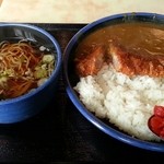 麺KAWAKEI - カツカレーセット　2014.2