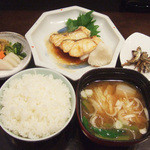 藤吉 - ランチの鱈柚庵焼(950円)