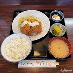 とんかつまざき - カキフライ定食