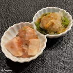 Osake To Meshi Tashinami - 和布蕪と滑子と長芋の梅肉和え