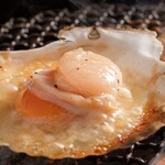 Toukyou Yakiniku Heijouen - 殻付き帆立のバター醤油焼/scallops with butter and soysauce