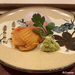 御料理 寺沢 - 鼈甲曹以と赤貝の造り