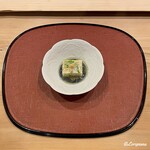 御料理 寺沢 - 毛蟹とウルイの寄せ物