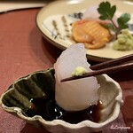 御料理 寺沢 - 鼈甲曹以を割醤油で