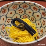 御料理 寺沢 - 穴子の蒸し寿司