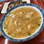 食堂SS - 信州味噌美味し！豚肉は個人的に焼いてインが好み