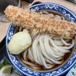 釜ひろ - 240331日　大阪　釜ひろ　ちく玉天ぶっかけ、1玉増量