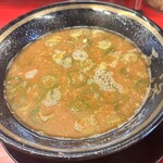 豚骨醤油ラーメン 王道家 柏店 - つけ汁