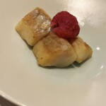 鮨処 有馬 - 八角　味噌漬け　赤大根おろし