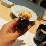 鮨処 有馬 - 毛蟹巻物